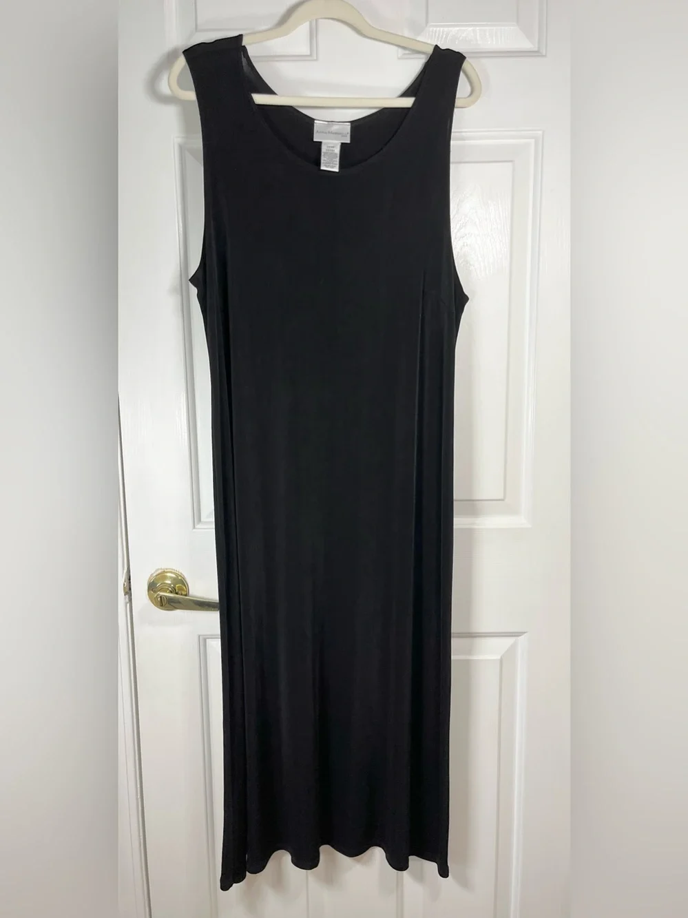 Anna Maxwell Black Petite Maxi Dress 2XWP (22/24)